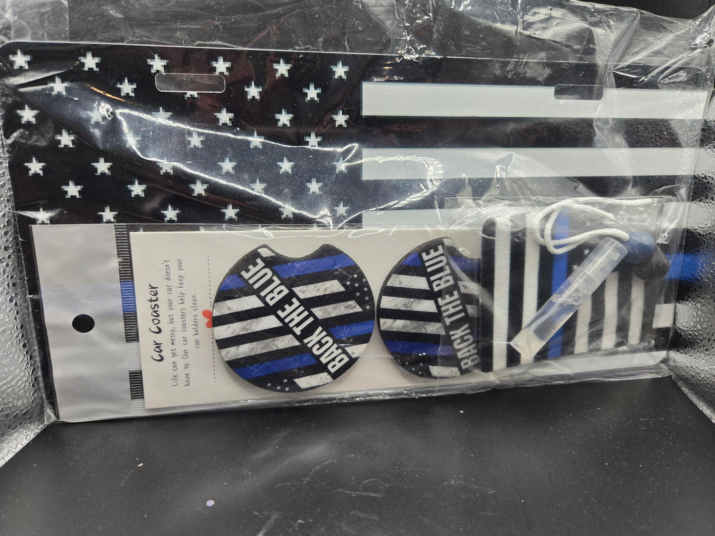 Car Tag Set (Back the Blue)