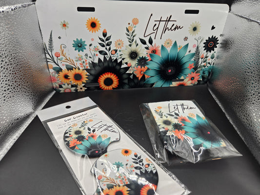 Car Tag Set (Let Them)