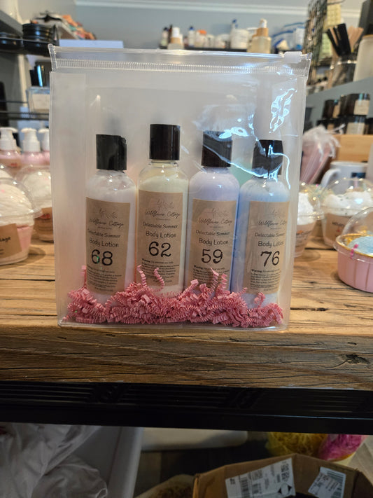 Delectable summer body lotion set