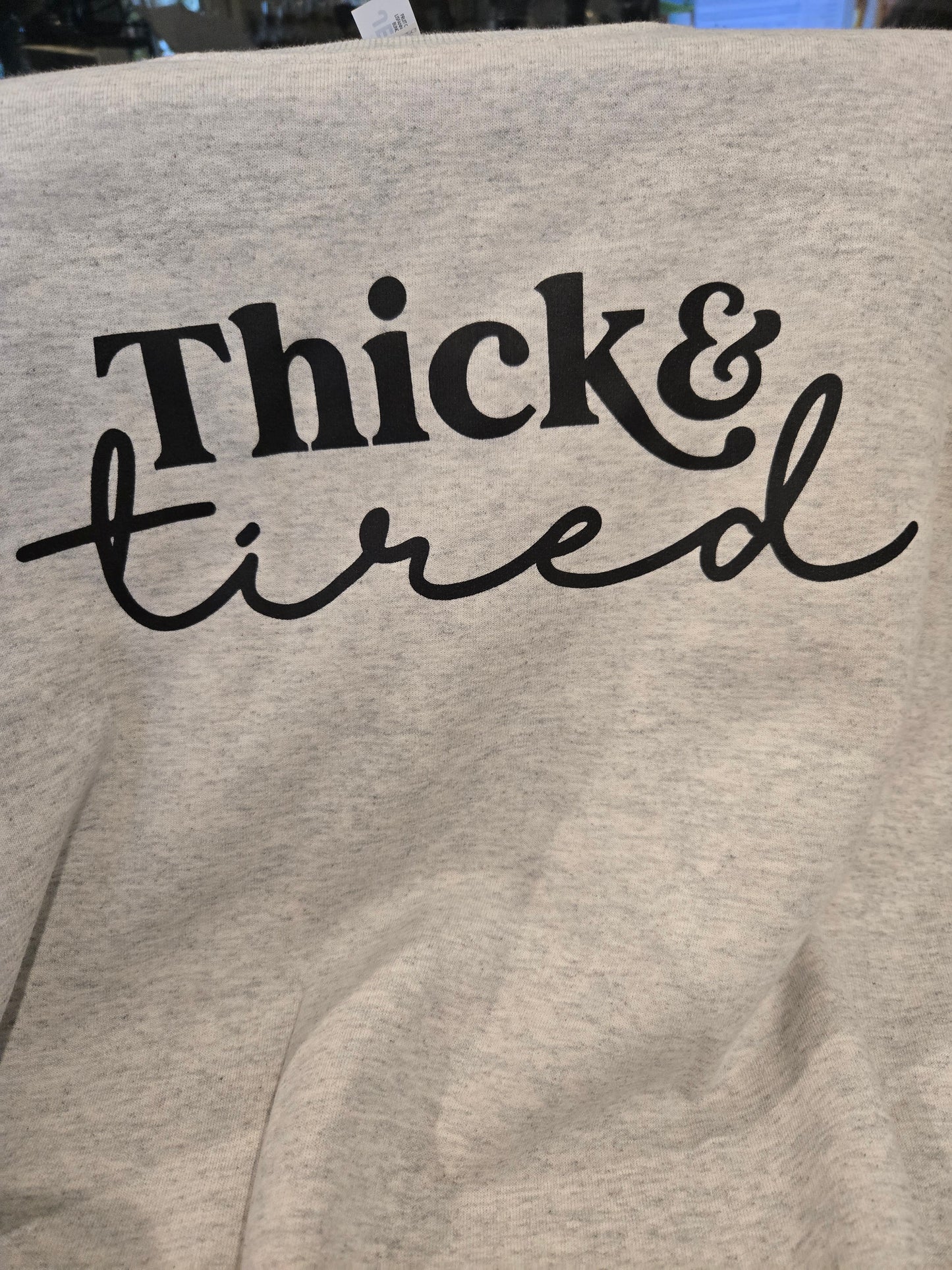 Grey Sweatshirt (Thick & tired)