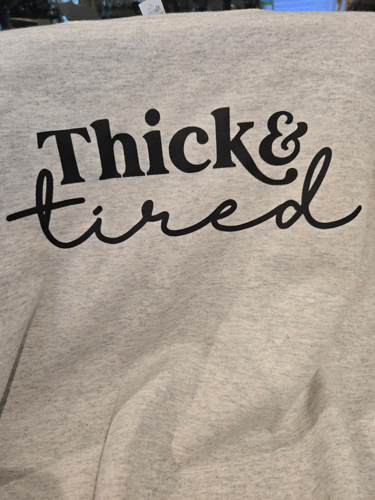 Grey Sweatshirt (Thick & tired)