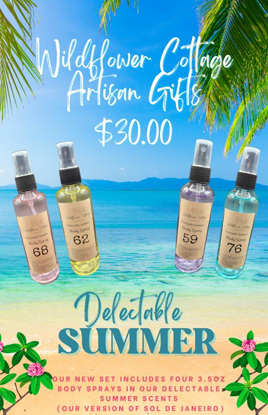 Delectable Summer Body Spray & Lotion Bundle
